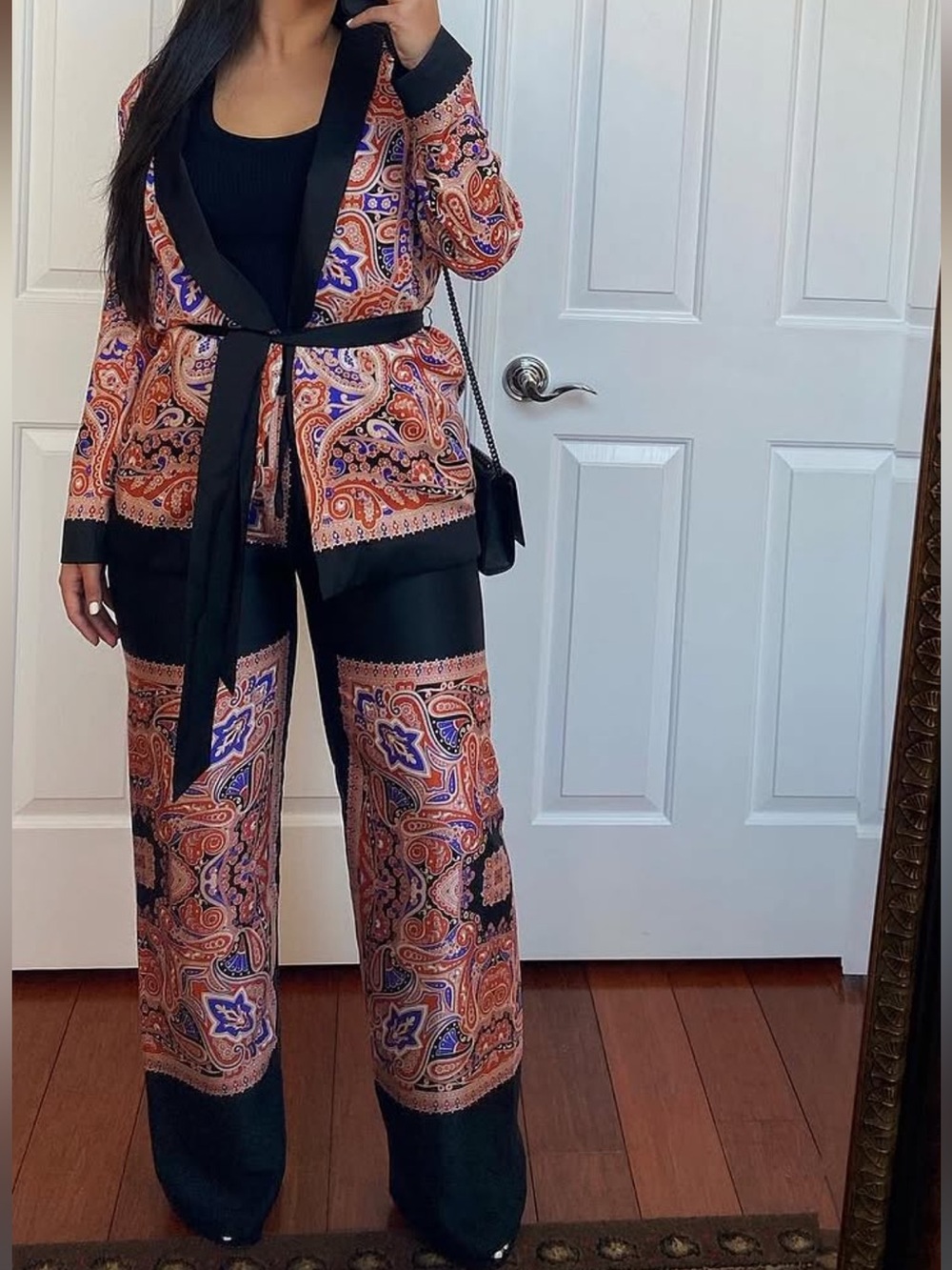 Zara Paisley Pants Set